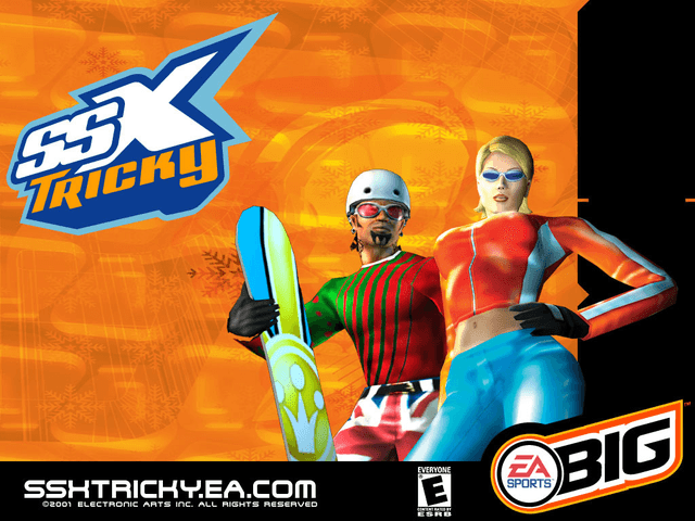 SSX Tricky title screen for Xbox
